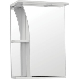 Зеркальный шкаф Style line Виола 50 с подсветкой, белый (ЛС-00000117) виола германика 0 1 г