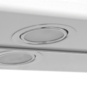 Зеркальный шкаф Style line Николь 45 с подсветкой, белый (ЛС-00000115)