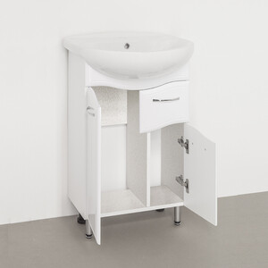 Мебель для ванной Style line Эко Волна 55 №11 белая, напольная