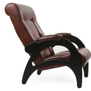Кресло для отдыха Мебель Импэкс Комфорт Модель 41 б/л венге, обивка Antik crocodile