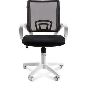 Офисное кресло Chairman 696 белый пластик TW-11/TW-01 черный офисное кресло chairman 405 экопремиум черное
