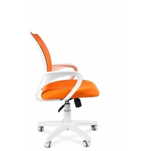 Офисное кресло Chairman 696 белый пластик TW-16/TW-66 оранжевый
