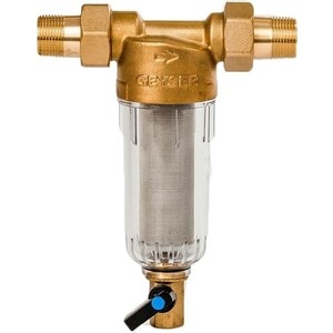 Фильтр предварительной очистки Гейзер Бастион 111 1/2'' (для холодной воды d60) (32666) фильтр предварительной очистки гейзер 1 г 1 2 32010 для горячей воды