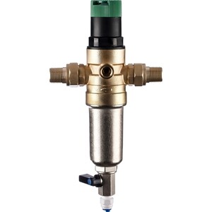 Фильтр предварительной очистки Гейзер Бастион 7508155201 (1/2 для горячей воды, с регулятором давления d52,5) (32682) регулятор уровня воды 185х100х110 мм исток рув 1