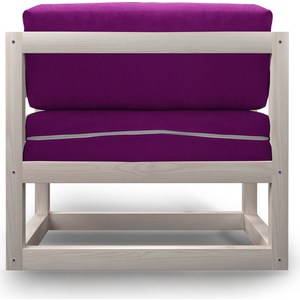 Кресло Arsko Магнус бел дуб-фиолетовый вельвет.