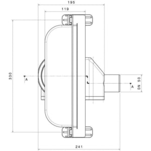 Душевой трап Pestan Confluo Wall Drain Gold 310 мм (13100061)