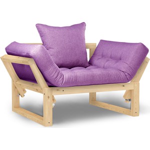 Кресло Arsko Амбер сосна-фиолетовая рогожка. кресло arsko амбер сосна оранжевая рогожка