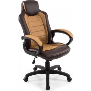 Компьютерное кресло Woodville Kadis коричневое/бежевое кресло туба дуба невод 0014 58 5x57 5x81 5 см полипропилен бежевое