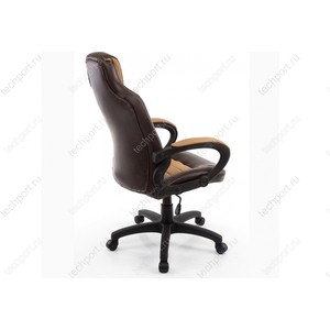 Компьютерное кресло Woodville Kadis коричневое/бежевое