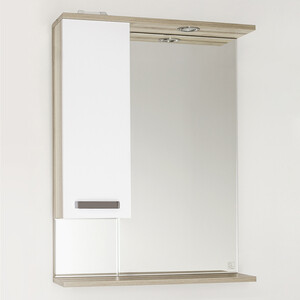 Зеркало-шкаф Style line Ориноко 60 с подсветкой, белый (ЛС-00000384) зеркало style line атлантика 90 с подсветкой белое сс 00002213