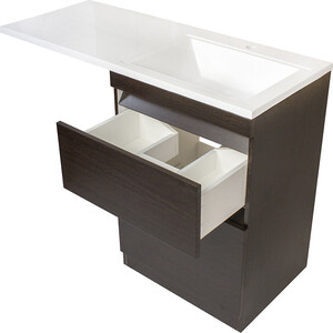 Мебель для ванной Style line Даллас Люкс 58 (120L) напольная, под стиральную машину, венге