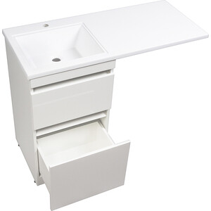 Мебель для ванной Style line Даллас Люкс 48 (110L) напольная, под стиральную машину, белая