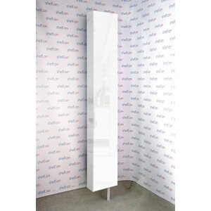 Поворотный зеркальный шкаф Shelf.On Lupo (Лупо), металл перекладина для вешалок 52x2 5x2 5 см металл серебристый