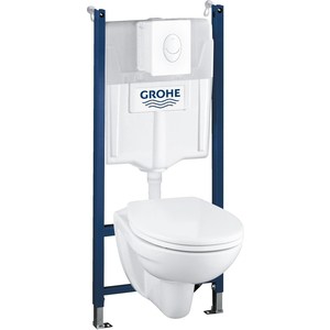 

Комплект унитаза Grohe Solido с белой пенелью, с сиденьем микролифт (39116000), Solido с белой пенелью, с сиденьем микролифт (39116000)