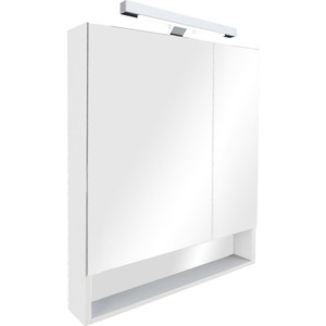 Зеркальный шкаф Roca Gap 80 белый глянец (ZRU9302887) зеркальный шкаф mixline стив 60х81 левый белый 4640030869022