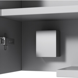 Зеркальный шкаф Am.Pm Spirit 2.0 60 правый, с подсветкой, белый (M70AMCR0601WG)