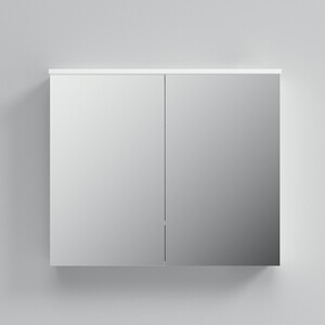 Зеркальный шкаф Am.Pm Spirit 80 с подсветкой, белый глянец (M70MCX0801WG)