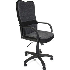 Кресло TetChair СН757 ткань, серый/чёрный, 207/2603