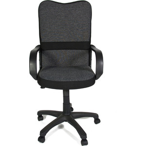 Кресло TetChair СН757 ткань, серый/чёрный, 207/2603