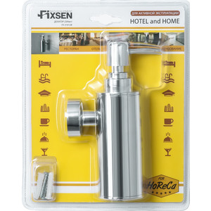 Дозатор для жидкого мыла Fixsen Hotel хром (FX-31012B)