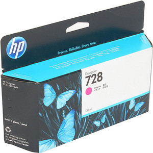 Картридж HP F9J66A №728 пурпурный 130 мл. картридж для лазерного принтера target tr cf543a 054m пурпурный совместимый