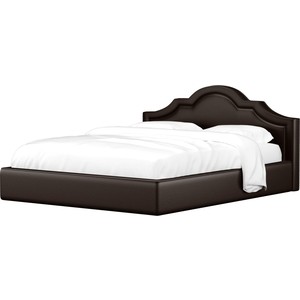 Кровать АртМебель Афина эко-кожа коричневый кровать артмебель лотос эко кожа белый