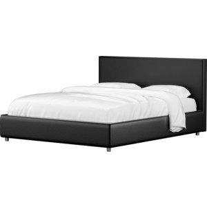 Кровать Мебелико Кариба эко-кожа черный кровать двуспальная мебелико герда экокожа коричневая