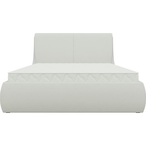Кровать АртМебель Принцесса эко-кожа белый спальня принцесса мелания аризона композиция 4 а 4