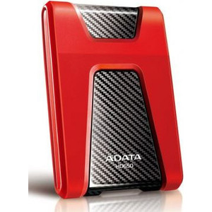 Внешний жесткий диск ADATA AHD650-2TU31-CRD (2Tb/2.5''/USB 3.0) красный