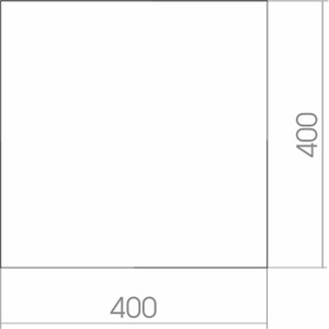 Зеркало Mixline Комфорт 40х40 квадрат (4620001981212) Комфорт 40х40 квадрат (4620001981212) - фото 2
