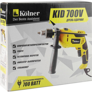 Дрель ударная Kolner KID 700V