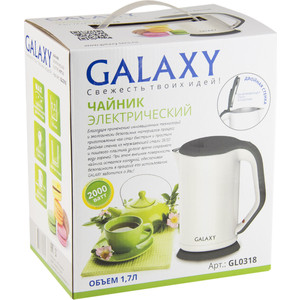 Чайник электрический GALAXY GL0318 белый - фото 5