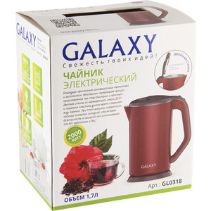 Чайник электрический GALAXY GL0318 красный - фото 5