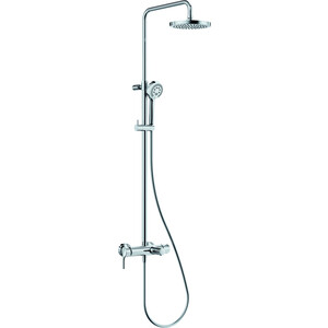 Душевая система Kludi Logo Dual Shower System со смесителем, хром (6808305-00)