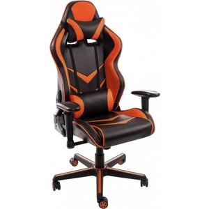 Компьютерное кресло Woodville Racer черное/оранжевое игровое компьютерное кресло warp sg bor черно оранжевое