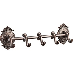 Планка с 5 крючками Hayta Gabriel Antic Brass (13902-5/ VBR) античная бронза крючок однорожковый для штор cappio kc118 бронза 2 шт