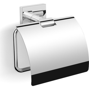 Держатель туалетной бумаги Langberger с крышкой, хром (11841X) держатель туалетной бумаги на клейкой основе langberger molveno 30843a