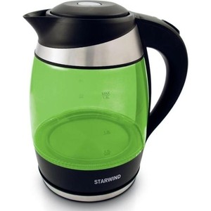 Чайник электрический StarWind SKG2213 зеленый/черный SKG2213 зеленый/черный - фото 1