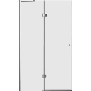Дверное полотно Cezares Verona W 100х195 прозрачная, хром (VERONA-W-60/40-C-Cr)