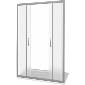 Душевая дверь Good Door Infinity WTW-TD-150-G-CH 150х185 матовая Grape, хром (ИН00035)