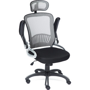 Кресло TetChair MESH-2 ткань черный/серый