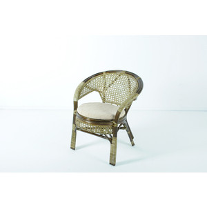 Кресло с подушкой Vinotti 02/15В олива кресло качалка vinotti papasan 23 01в олива подушка рогожка
