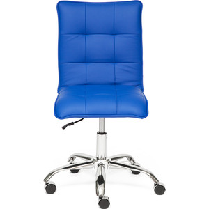 Кресло TetChair ZERO кож/зам синий 36-39 кресло tetchair softy lux флок синий 32 13592