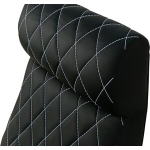 Кресло для отдыха Вилора с прострочкой тон № 4 luxa black