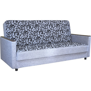 Диван книжка Шарм-Дизайн Классика Д 140 шенилл серый узор кресло кровать шарм дизайн классика м шенилл серый