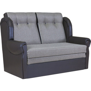 Диван-кровать Шарм-Дизайн Классика 2М рогожка коричневый кресло для отдыха шарм дизайн классика в корфу коричневый и экокожа шоколад