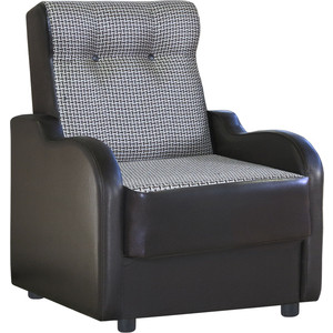 Кресло для отдыха Шарм-Дизайн Классика В рогожка коричневый кресло для отдыха шарм дизайн классика в корфу беж и экокожа шоколад