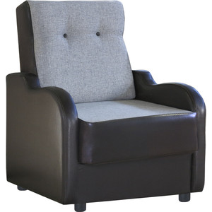 Кресло для отдыха Шарм-Дизайн Классика В шенилл серый кресло для отдыха либерти тк 233