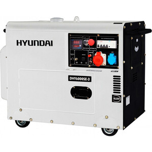Генератор дизельный Hyundai DHY6000SE-3 электрический генератор и электростанция hyundai dhy 8500se t