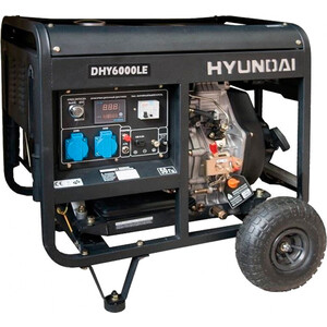 Генератор дизельный Hyundai DHY8000LE - фото 2